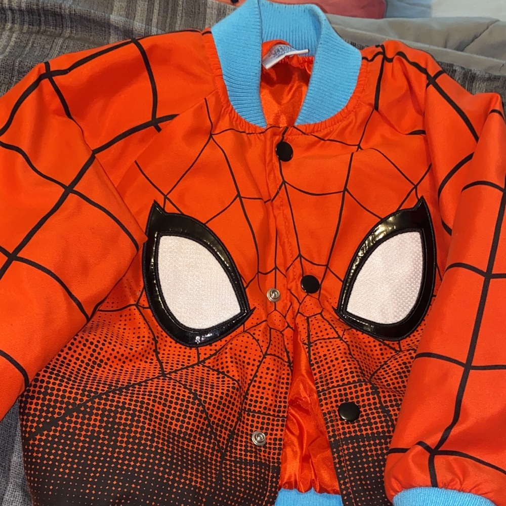 Disney spider man bomber jacket